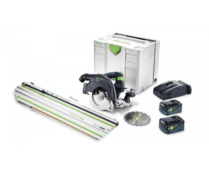 Фото Аккумуляторная дисковая пила Festool HKC 55 5,2 EBI-Set-SCA-FSK 420 в интернет-магазине ToolHaus.ru